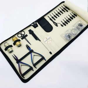 Hair Extension tools Installation Set Stainless Steel Pliers Bead Remover Pulling <b>Hook</b> Duckbill Sectioning <b>Clip</b> - Product Image 3