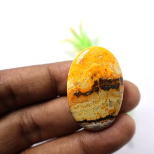 Gorgeous Bumble Bee Jasper Gemstone Flat <b>Back</b> Mix Shape For Customize Size Loose Bumble Bee Jasper Cabochon At Wholesale Price - Product Image 4