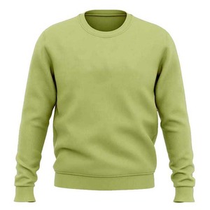 Suéter de Punto para Hombre, Cuello Redondo, Color Sólido, Corte Regular, Estilo Casual, Manga Larga, Azul Verde, Nueva Llegada - Product Image 4