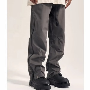 Pantalon de ski unisexe imperméable 10 000 mm, coupe ample, isolé en polaire, color-block, polyester/nylon, pour adulte, vêtement d'extérieur - Product Image 2