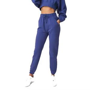 Conjunto Deportivo de Top Corto con Estampado de Puntos y Pantalones Jogger hasta la Rodilla para Mujer, Cómodo para Gimnasio, Fitness, Uso Diario Informal, 100% Algodón Terry - Product Image 6