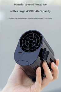 Gongtian F118 Mini Wearable Neck Fan-Battery Powered Outdoor Use <b>Three</b>-Speed Plastic Material - Product Image 4
