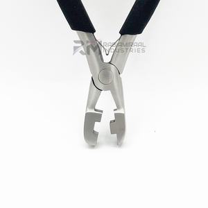 Pinza para extensiones de cabello RMI Shin Gold Plasma Tip y Black Shin Grip, diseño personalizado disponible. - Product Image 5