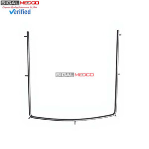 Marco de Goma para Dique de Goma Pequeño 4x4 Pulgadas, Soporte para Láminas, Instrumento Dental de Ortodoncia, Acero Inoxidable Alemán, Reutilizable, Autoclavable, Manual - Product Image 6