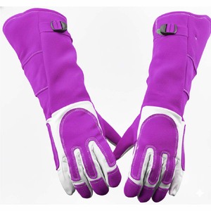 Gants de soudage industriels en cuir de vachette de qualité supérieure, résistants à la chaleur, gants de travail de protection, vente en gros d'usine - Product Image 3