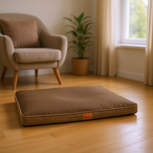 Cuccia per Animali Yommy 65x95x5cm, Materasso in Schiuma Marrone per Cani e Gatti, Comodo Tappetino per Dormire - Product Image 3