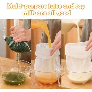 Bolsa de filtro de malla fina de nailon de 100 micras, 45*60 cm, de grado alimenticio, multiusos, para colar alimentos y productos lácteos - Product Image 6