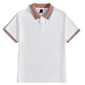 Chemises polo pour hommes, nouvelle collection été, qualité supérieure, design personnalisé, t-shirt polo pour hommes, couleur blanche avec col, différents designs - Product Image 1