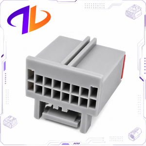 30700-1120 ชุดสายไฟทองแดงสำหรับยานยนต์ H-DAC 64 แบบ 12 พิน ตัวผู้/ตัวเมีย พร้อมปลอกหุ้มสายไนลอน สีเทา ระยะห่างระหว่างขั้ว 2.54 มม. ใช้ร่วมกันได้ - Product Image 3