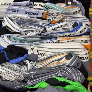 Calzoncillos bóxer de algodón de cintura elástica de calidad de exportación, paquete de 3 piezas, stock de Bangladesh, prendas listas para usar, excedentes de marca para hombre. - Product Image 3