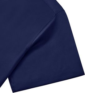 Camisa de Vestir de Manga Corta Azul Marino para Hombre, Cuello Clásico, Popelina Antiarrugas, Ropa Formal de Verano - Product Image 4