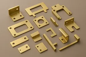 Composant de fraisage industriel micro-usiné CNC en laiton zingué, résistant à la corrosion, emballage en boîte - Product Image 5
