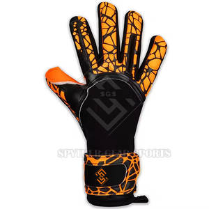Gants de gardien de but de football SPYTHER GEAR SPORTS en latex de haute qualité, antidérapants, avec fermeture auto-agrippante et protection des doigts - Product Image 4