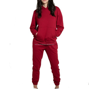 Chándal de mujer de calidad superior Sudaderas con capucha en blanco conjunto ropa casual Mujeres ropa deportiva Chándal - Product Image 3