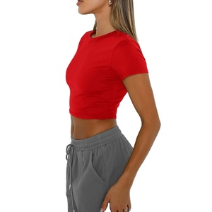 Nuevo Top Corto con Logotipo Personalizado para Mujer, Ropa Urbana Moderna, Nuevo Diseño, Ropa de Verano, Estilo Casual, Camisetas Top Corto 2027 - Product Image 4