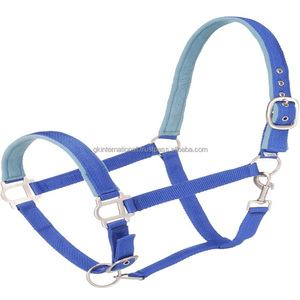 Cuello de Cabeza de Caballo Acolchado Ajustable Personalizado, Cabestro de Nailon Fuerte con Barbilla Ajustable y Broche - Product Image 2