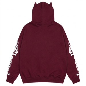 100% Cotton Hoodies Blank <b>Thick</b> <b>Fleece</b> Heavy Weight Oversized Hoodies Custom Print Logo Men's Hoodies & Sweatshirts for Men's - Product Image 4