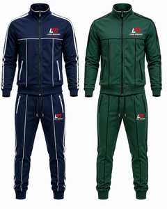 LONG MISSION INDUSTRY Chándal Casual de Invierno para Hombre, 100% Algodón, con Capucha, Cierre con Cordón y Bolsillos Laterales - Product Image 1