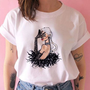 Camiseta de Algodón para Mujer, Corte Regular, Color y Logotipo Personalizables, Secado Rápido, Transpirable, Precio Económico, Disponible en Stock - Product Image 3