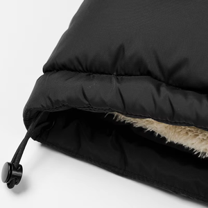 Doudoune matelassée personnalisée pour homme, couleur unie, imperméable, avec cordon de serrage à l'ourlet, doublure polaire thermique, chaude pour l'hiver 2026 - Product Image 3