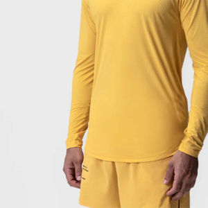 เสื้อยืดแขนยาวผู้ชาย น้ำหนักเบา สวมใส่สบาย ระบายอากาศได้ดี เหมาะสำหรับออกกำลังกาย ฟิตเนส กีฬา และการออกกำลังกายประจำวัน - Product Image 6