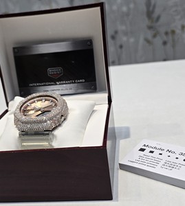 Reloj G-Shock de Dos Tonos con Bisel de Diamantes Grandes, Reloj de Pulsera de Cuarzo de Alta Calidad, Unisex, para Adultos, Diseño Premium, al Mejor Precio - Product Image 5