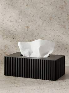 Boîte à mouchoirs en bois massif faite à la main de luxe, porte-mouchoirs rectangulaire en bois moderne pour la maison, le bureau, l'hôtel et la décoration de restaurant - Product Image 4