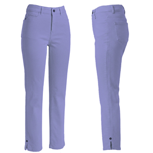 Pantalon classique taille mi-haute pour femme, coupe décontractée et habillée, printemps-été, longueur complète, teint en pièce, lavable, respirant, 6,93 oz - Product Image 1