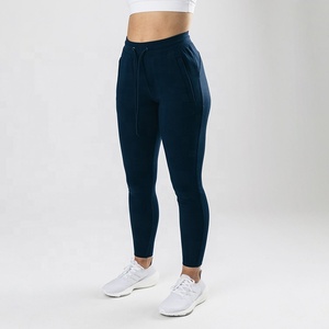 Jogging vert en tissu éponge respirant pour femme, 80 % coton, 20 % polyester, taille ajustable avec cordon de serrage, pantalon de survêtement pour l'été et l'entraînement, taille XL - Product Image 3