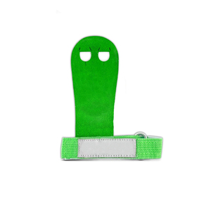 Conception respirante et adaptée aux athlètes, unisexe, nouvelle conception moderne, poignées de gymnastique en cuir à 2 trous, antidérapantes, de qualité supérieure, pour l'entraînement - Product Image 1