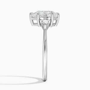 BOJ <b>Ring</b> 0106 Pear Cut 925 <b>Silver</b> Kite Prong Setting <b>Solitaire</b> Diamond <b>Ring</b> 2ct D Color VVS1 Moissanite GRA Certified Sale - Product Image 3