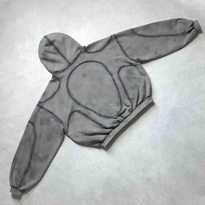 Sweat-shirts oversize pour hommes, streetwear, 100% coton, coupe ample, sweat-shirts personnalisés de haute qualité - Product Image 5