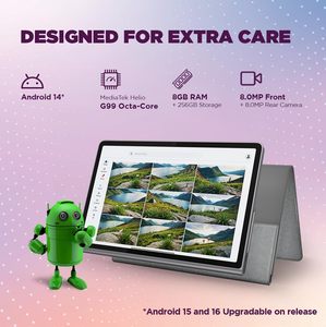 Tablet Tab Plus Octa Core con 8GB de RAM, Pantalla 2K de 12 Pulgadas, Android 14, Altavoces JBL Hi-Fi para Negocios y Entretenimiento - Product Image 4