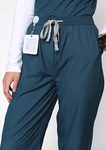 Uniformes Médicos Unisex al por Mayor, Conjunto de Uniformes de Trabajo de Verano con Spandex de Manga Corta para Hospital, Farmacia y Clínica - Product Image 5