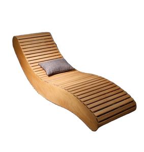 Fauteuil de soleil en bois de teck, fauteuil 24 w, meubles d'extérieur, vente directe d'usine, haut de gamme, offre spéciale - Product Image 1