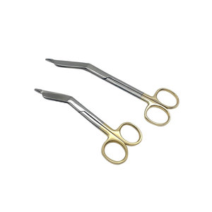 Ciseaux chirurgicaux à poignée dorée en acier inoxydable pour pansements, ciseaux Lister pour soins infirmiers, pansements médicaux, traumatismes et premiers secours d'urgence - Product Image 4