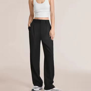 Pantalon décontracté homme personnalisé, nouvelle collection automne 2025, 100% coton, anti-plis, séchage rapide, fermeture éclair, coupe mi-lourde, jambe large - Product Image 6