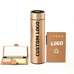 Best-Selling Logo Intelligent Temperature Display 304 Stainless Steel Insulated Tumbler Business Water Cup Promo Gift - Product Image 1