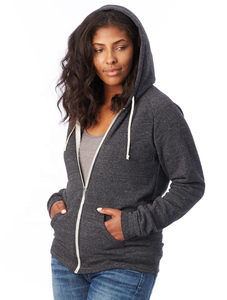 Wholesale Custom New Style Zipper Women Zipper <b>Hoodies</b> OEM Women Sports Cropped Cotton <b>Hoodie</b> with Drawstring Zip Pullover - Product Image 2