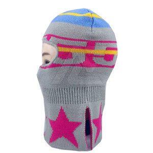 Masque cagoule en laine tricotée, chapeau d'hiver intégral, doux, chaud, thermique, pour le ski, la moto, le cyclisme, les sports de plein air - Product Image 2