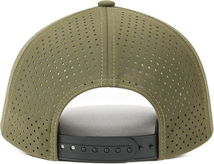 Gorra Deportiva Personalizada de 6 Paneles, Resistente al Agua, con Orificios Perforados Cortados con Láser, de Poliéster, de Secado Rápido, Transpirable - Product Image 4