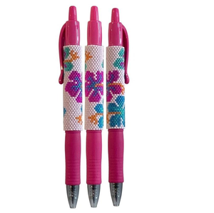 Bolígrafos de Lujo Hechos a Mano con Cuentas de Semillas para un Estilo de Escritura Único, Diseño Tribal, Bolígrafos de Cuentas de Semillas Hechos a Mano para Papelería Artesanal - Product Image 2