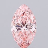 Diamant rose CVD taille poire 1,05 carat VVS certifié IGI, couleur fantaisie, cultivé en laboratoire, excellente taille, dureté 10 Mohs, bijoux