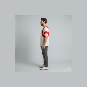 T-shirt pour homme à faible MOQ, nouveaux designs, coupe oversize, vente en gros, grandes tailles, entièrement personnalisable, respirant - Product Image 3