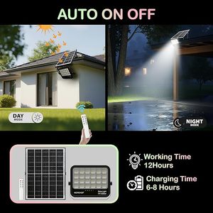 Projecteur solaire Homehop pour extérieur, 650 watts, automatique, étanche, sans fil, lampe murale LED solaire pour maison, jardin, patio - Product Image 4