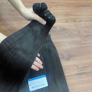 Superoferta de Cabello Natural Sin Procesar, Extensiones de Cabello Remy Vietnamita Liso Natural, Cutícula Alineada, Oferta de Proveedores - Product Image 3