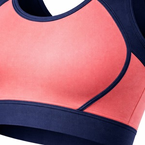 ชุดโยคะขายดีที่สุด ผลิตจำนวนมาก เสื้อชั้นในกีฬาสำหรับผู้หญิงแบบรัดรูป ยืดได้สี่ทิศทาง เหมาะสำหรับออกกำลังกายในยิม รับผลิตแบบ OEM ODM - Product Image 5