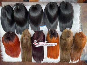 TOP 1 des extensions de cheveux!! Diverses couleurs Bone Straight Remy Hair Wigs 100% Cheveux humains vietnamiens Prix bon marché VIETNAMIEN Toutes les couleurs - Product Image 6