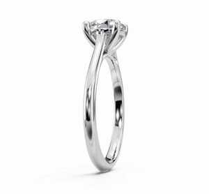 Anillo de Diamantes Naturales en Oro Sólido de 9K, 14K, 18K, Oro Amarillo, Rosa y Blanco, Joyería Artesanal, Banda de Diamantes, Anillo de Compromiso, Aniversario - Product Image 2