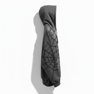 <b>Men's</b> 100% Cotton <b>Spider</b> Web Graphic Pullover Hoodie 3D <b>Spider</b> Design Casual Streetwear Fleece Winter - Product Image 3